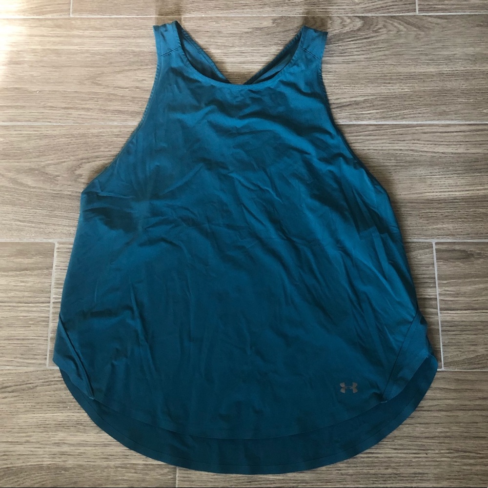 Workout tank, dry fit material